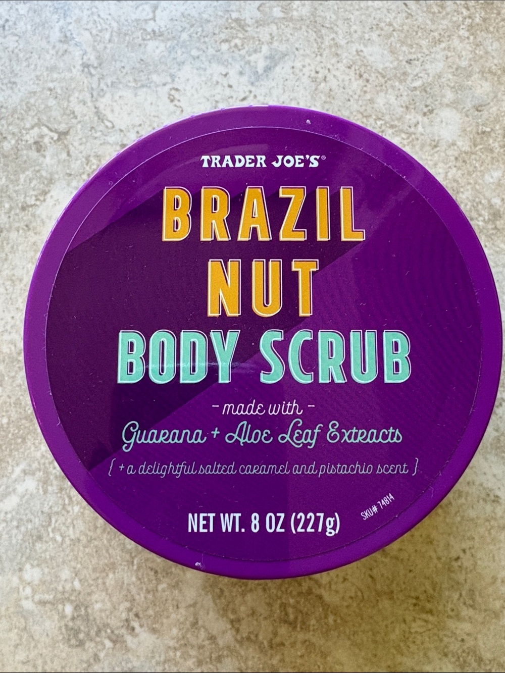 Trader Joe's Brazil Nut Body Scrub — Purple